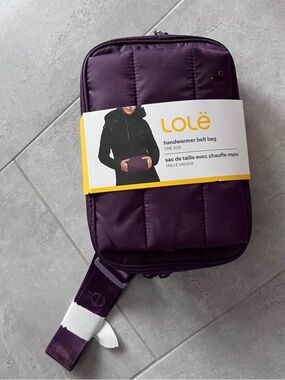 Lole Handwarmer Belt Bag in Deep Plum